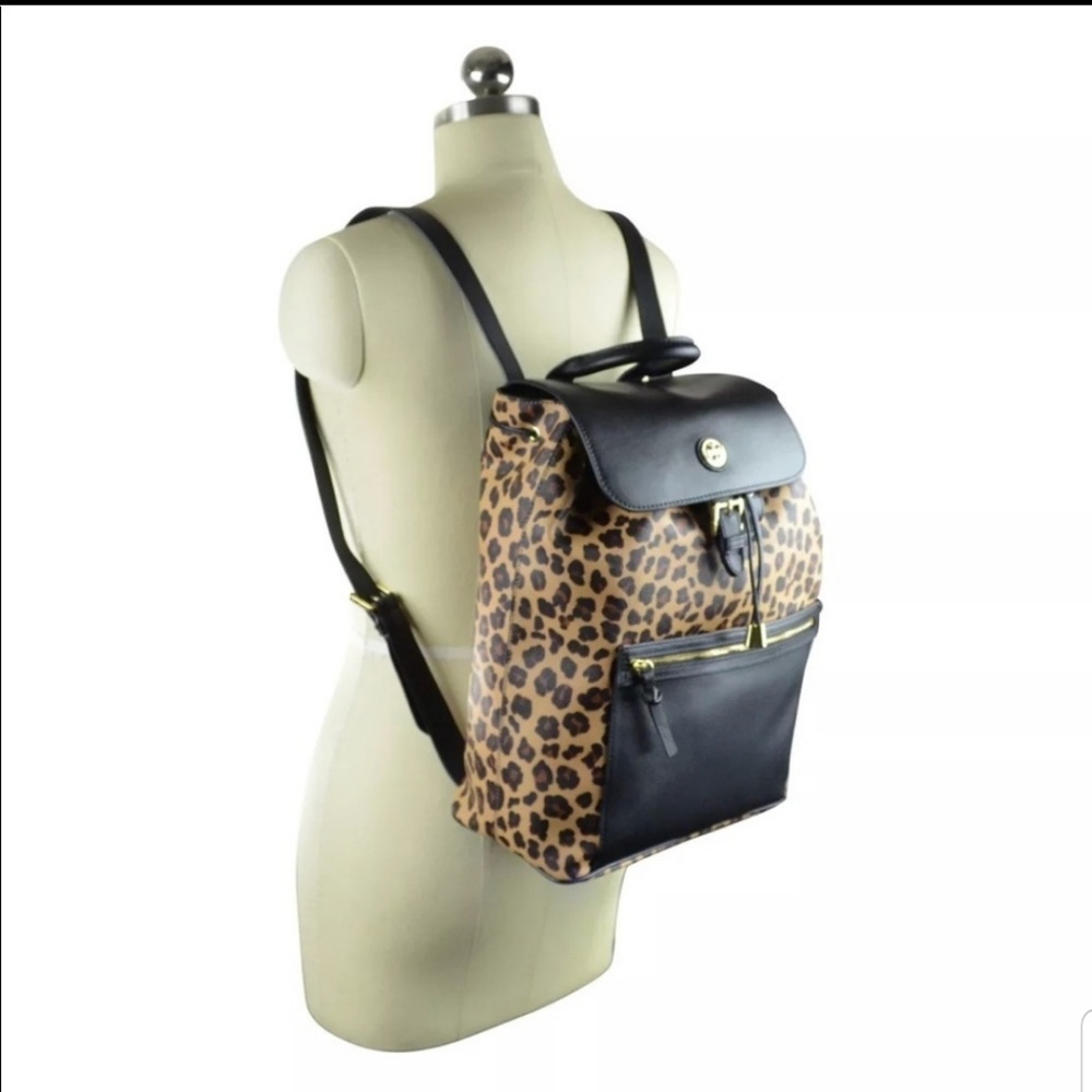 Tory Burch Kerrington Leopard Backpack